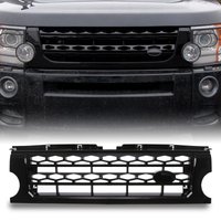 Predator4x4 Gloss Black Disco 4 Look Front Grille To Fit Land Rover Discovery 3 04-09
