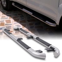 Toyota Hilux Vigo Silver Side Steps Rails