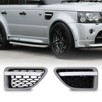 Predator4x4 Grey & Black Side Air Vents To Fit Range Rover Sport L320 05-09