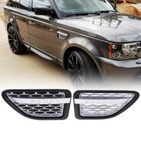 Predator4x4 Black & Silver Side Air Vents To Fit Range Rover Sport L320 05-09