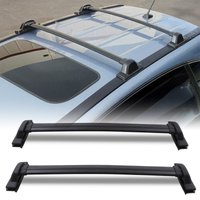 Honda CRV MK3 07-11 Full Length Black Roof Cross Bars