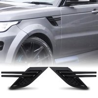 Predator4x4 Black Side Wing Vents To Fit Range Rover Sport L494 14-17