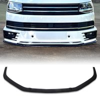 VW Transporter T6 16-19 Sportline Style Front Lip - Gloss Black