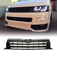 VW Transporter T5.1 10-15 Badgeless Front Grille - Gloss Black