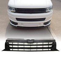 VW Transporter T5.1 10-15 Badgeless Front Grille - Gloss Black