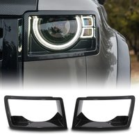 Predator4x4 Carbon Fibre Head Light Covers To Fit Land Rover Defender L663 2020+