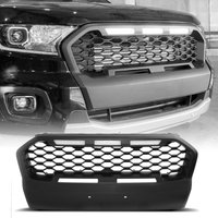 Ford Ranger T7 15-18 Black Grille With LED Lights