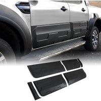 Ford Ranger T6 T7 T8 12-21 Large Matte Black Body Cladding Kit