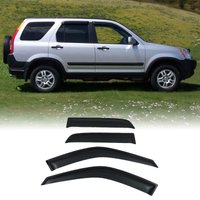 Honda CR-V MK2 01-06 Black Wind Deflectors