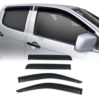 Isuzu D Max 12-19 Black Wind Deflectors