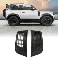 Predator4x4 Gloss Black Front Wing Side Vents To Fit Land Rover Defender L663 2020+