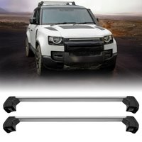 Predator4x4 Silver and Black Roof Cross Bars To Fit Land Rover Defender 90 L663 2020+