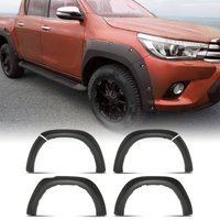 Toyota Hilux 2021+ Matte Black Wheel Arches Kit