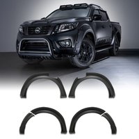 Nissan Navara D23 NP300 14-20 65mm Matte Black Wheel Arches With AdBlue Fitting