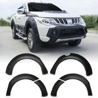 Mitsubishi L200 Triton 15-18 Matte Black Wheel Arches
