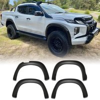 Mitsubishi L200 Triton 19-23 Matte Black Wheel Arch Fender Flares