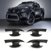4x4 Predator Get 11% Off Black Door Handle Inserts for 2014 Nissan Navara D23 NP300