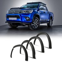 Toyota Hilux MK8 Revo 15-20 Matte Black Wheel Arches Set