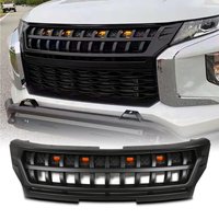 Mitsubishi L200 Triton 19-23 Black Grille With LED Lights