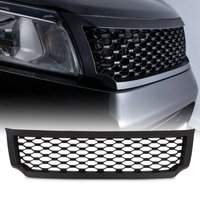 Nissan Navara D23 NP300 14-20 Black Badgeless Grille