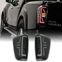 Nissan Navara NP300 2014-20 Rear LED Black Tinted Tail Lights