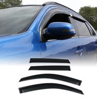 Mitsubishi ASX 12-15 Black Wind Deflectors