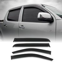 Toyota Hilux Vigo 05-11 Black Wind Deflectors