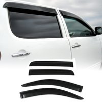 Toyota Hilux Vigo 11-15 Black Tinted Wind Deflectors