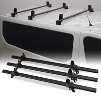 Black Universal 3 Bar Van Roof Rack