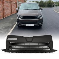 VW Transporter T6 2016+ Matte Black Badgeless Grille