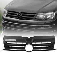 VW Transporter T5.1 09-15 Gloss Black badged Grille