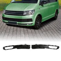 VW Transporter T6 16-19 Gloss Black Fog Light Covers