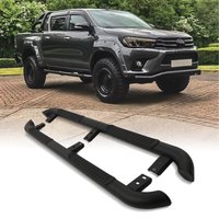 Toyota Hilux Vigo 09-14 Matte Black Fixed Side Bars