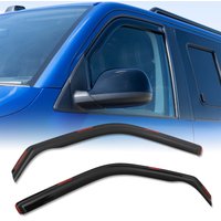 VW Transporter T5 T6 03-21 Black Wind Deflectors