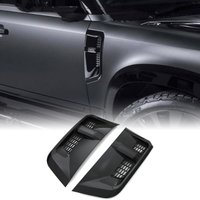 Predator4x4 Gloss Black Side Vents To Fit Land Rover Defender 90 110 130 L663 2020+