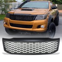 Toyota Hilux Vigo MK7 11-15 Black Debadged Grille