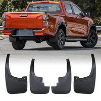Isuzu D-Max RG 2021+ Black Mud Guards