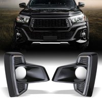 Toyota Hilux Invincible X Revo MK8 18-20 LED DRL & Fog Light Surrounds