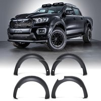 Ford Ranger T8 19-22 Matte Black Wide Wheel Arch Kit with Parking Sensor Holes