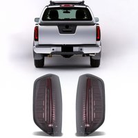 Nissan Navara D40 2004-2014 Rear LED Black Tinted Tail Lights