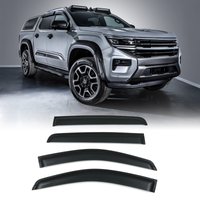 New VW Amarok MK2 NF 2023+ Black Wind Deflectors