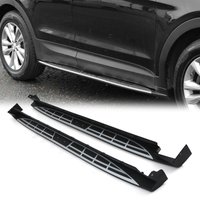 Hyundai Santa Fe DM MK3 13-18 Black & Silver Aluminium Side Steps