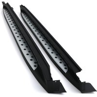 Hyundai Tucson TL 15-20 Black & Silver Aluminium Side Steps