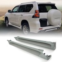 Toyota Land Cruiser Prado J150 10-17 Pearl White Aluminium Side Steps