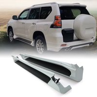 Toyota Land Cruiser Prado J150 10-17 White Aluminium Side Steps