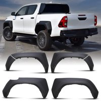 Toyota Hilux Revo MK9 2021+ GR Style Black Wheel Arches Kit