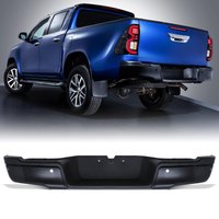 Toyota Hilux Revo MK8 2015+ Black Rear Bumper