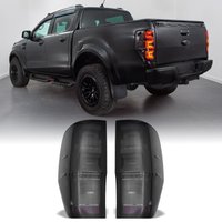 Ford Ranger T6 T7 T8 12-22 Smoked LED Rear Tail Lights