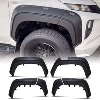Mitsubishi L200 Triton Series 6 2019+ Rivet Style Black Wheel Arches