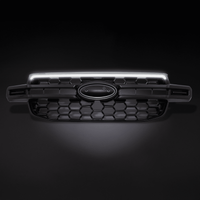 Ford Ranger T9 2023+ Gloss Black LED Light Bar Grille